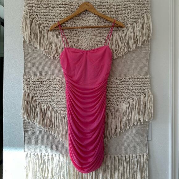 NWT: Superdown Ruched Mini Dress - Picture 1 of 6